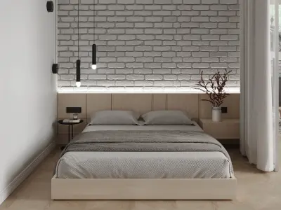 Modern residential interior 05 3D model