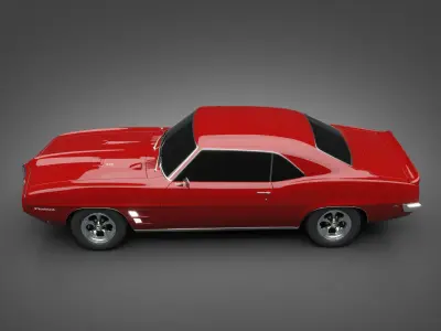 1969 Pontiac Firebird 400 3D model