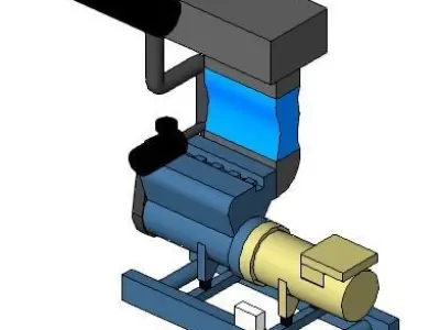 MOTOGENERADOR water pump 3D model