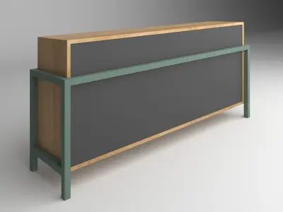  MODERN MINIMAL CONSOLE  3D model