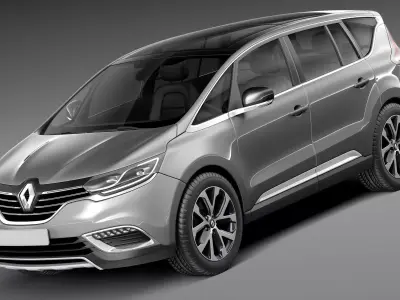 Renault Espace 2015 3D model