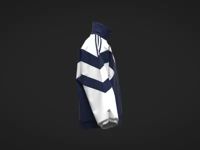 Free Vintage Jacket Sport Free 3D model