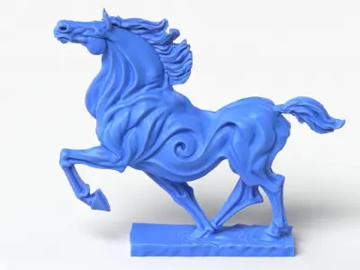 Arvolve Horse Sculpture 3D print model