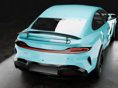 xiaomi-su7 With Interior 3D model