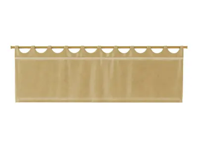 Curtain HE-No 04 Cafe Curtain 02 3D model