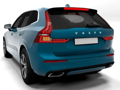 VOLVO XC60 Low-poly 3D model