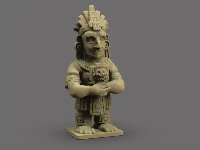 Mayan Figurine 3D print model