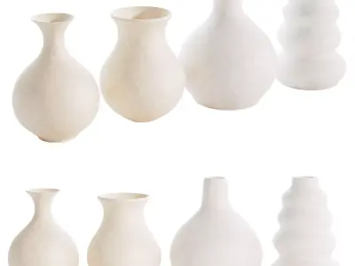 Vases Decor Set 02 3D model