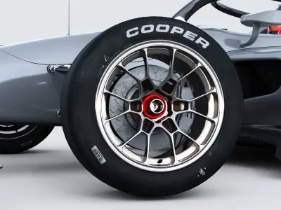 Dallara IL 15 speeway 2022 Template 3D model