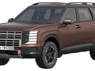 Hyundai Palisade XRT Pro 2026 3D model
