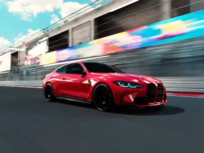 Race Track  High Detail 3D Model Modeled with Blender 3D model