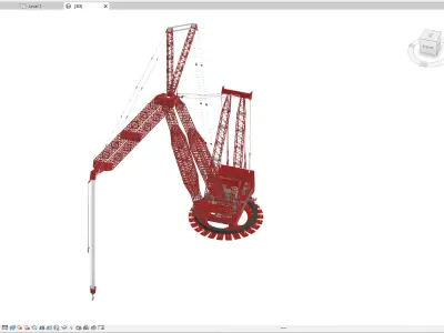 Revit Family Parametric Ringger Crane PTC 35-DS 3D model