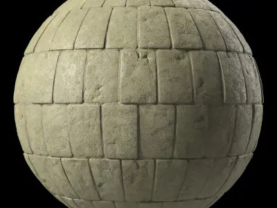 Stone Wall Materials 55- By Sbsar Pbr 4k Seamless Texture