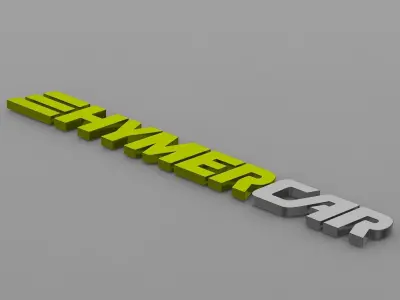 hymercar logo 3D model