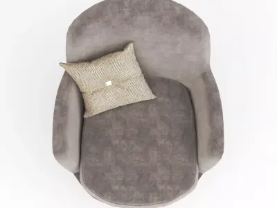 Luxury Single Luxy Armchair 3D model