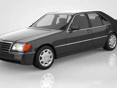 Mercedes Benz S 600 - W140 3D model