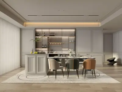 Kitchen interior  3D model