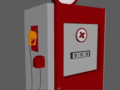 fuel box Free 3D model