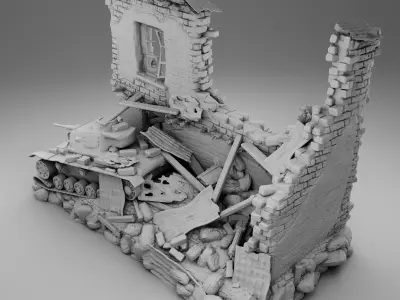 First world war 3D print model