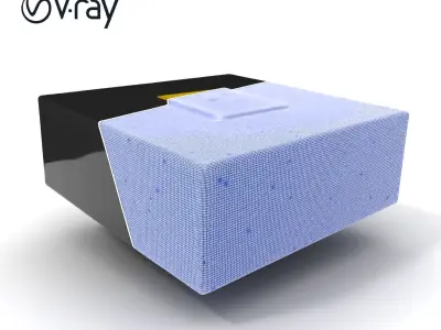 Elegant Luxury Box Model Pack Low-poly 3D model