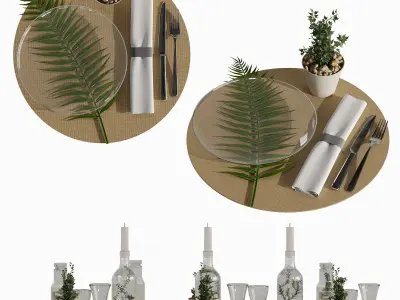 Table setting 03 3D model