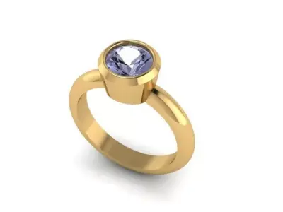 Engagment ring 3D model