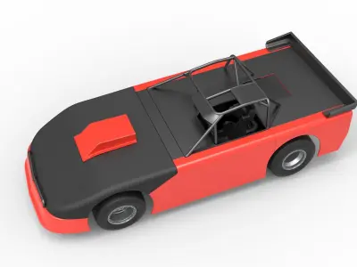 New Zealand Super Saloon race car Version 2 Scale 1 to 25 3D print model