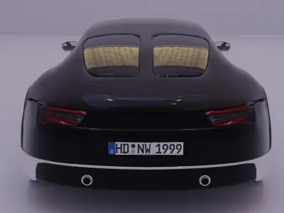 Porsche Le Mans Living Legend and Panamera mashup 3D model