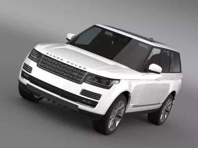 Range Rover Autobiography Black L405 2014 3D model