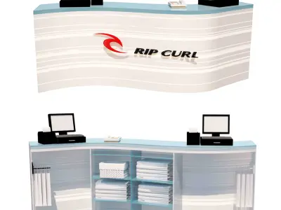 Reception desk - Rip Curl  3D model