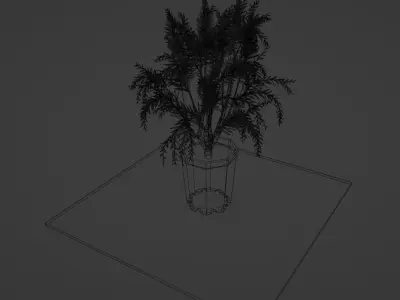 Tabletop Decoration Pot Plant 3D model