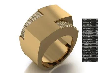 SELEN model of ring VOL 11 3D print model