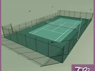 TENNIS COURT 3D model