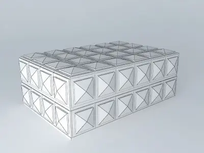 caixa decorativa decorative box Free 3D model