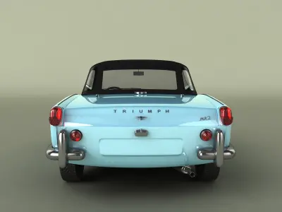Triumph Spitfire Mk2 3D model