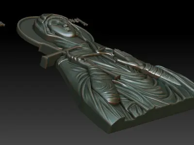 Saint Anysia of Thessalonica 3D print model