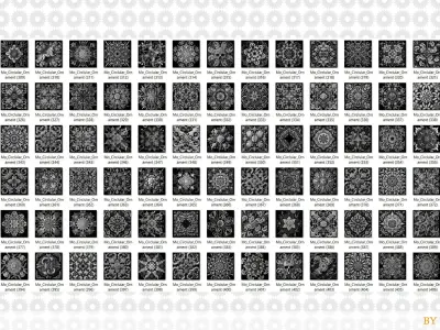 Mega collection of decorative ornaments 3D model