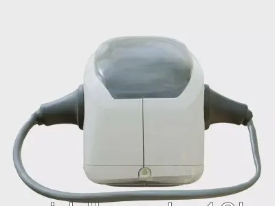 Compact Urban EV Charger with Modular Design Low-poly 3D model