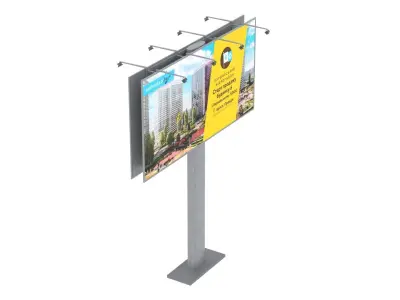 Billboards 3D model