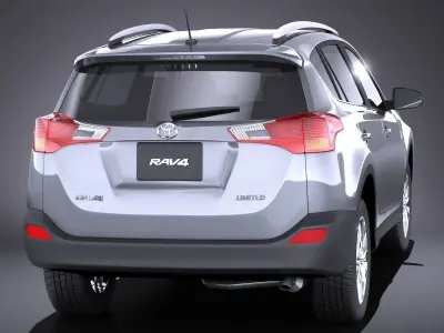Toyota RAV4 2014 VRAY 3D model