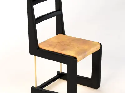 Cruz stylish Dining Chair 3D model