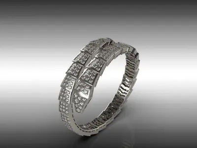 Bracelet Snake  3D print model