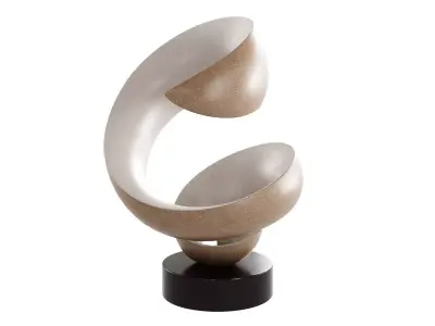 Abstract sculpture by Jason Quigno 3D model
