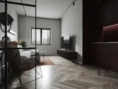 LOFT HOUSE 3D model purchase
