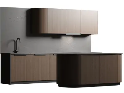 minimal kitchen  3D model