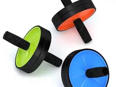 Exercise Wheel 3D model