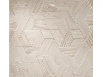 Decorative Hexagonal Panel 3D model
