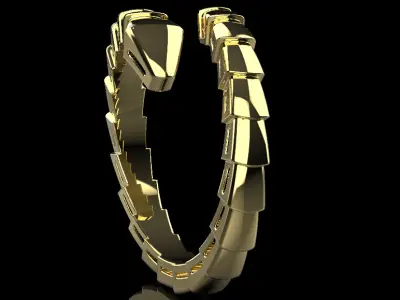 Snake Ring 60112 3D print model