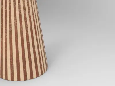 Pamo Vase Low-poly 3D model