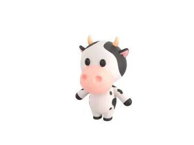Character042 Cow 3D model